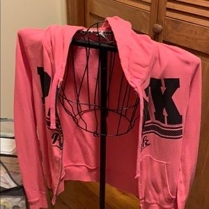 Pink hoodie